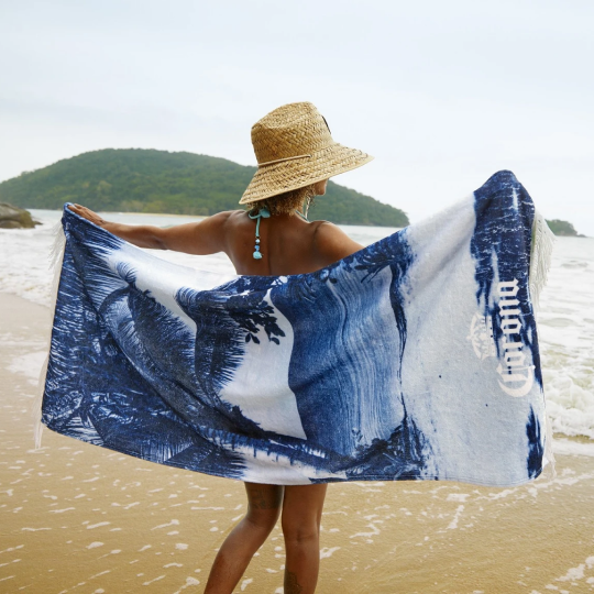 Beach Towel - From Where You'd Rather Be Print